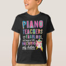 Buscar profesor de piano camisetas Musical