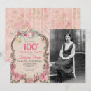 Buscar centenario invitaciones Floral