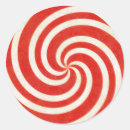 Buscar caramelo rojo y blanco pegatinas Vintage