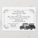 Buscar coche del boda invitaciones Parejas