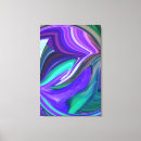Buscar púrpura y turquesa lienzos Abstracto