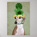 Buscar galgo arte Hojas de flores