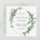 Buscar elegante invitaciones para bautizos Acuarela