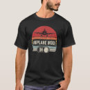 Buscar vintage airplane camisetas Retro