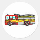 Buscar coche de bomberos pegatinas Fuego