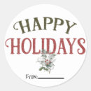 Buscar happy holidays pegatinas Tipografía