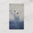 Buscar cisne tarjetas de visita Agua