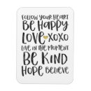 Buscar corazón rectangulares imanes Inspirador