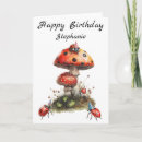 Buscar mariquita tarjetas Seta