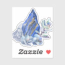 Buscar piedra mate pegatinas Azul
