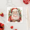 Buscar navidad vintage servilletas Acuarela