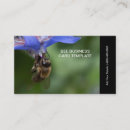 Buscar abeja tarjetas de visita Flores