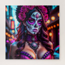 Buscar maquillaje puzzles Día de los muertos