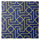 Buscar azul y oro azulejos Mosaico