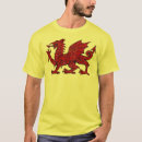 Buscar dragón galés camisetas País de gales