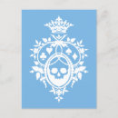 Buscar skull verticales postales Azul