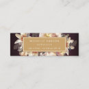 Buscar granate tarjetas de visita Floral