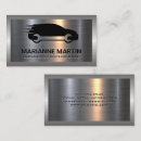 Buscar aluminio cepillado tarjetas de visita Metalizado