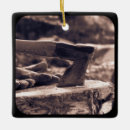 Buscar hacha adornos Madera