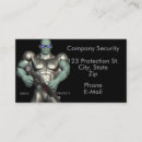 Buscar seguridad privada tarjetas de visita Seguro