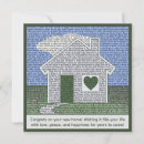 Buscar hogar donde está el corazón tarjetas ¡enhorabuena