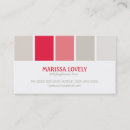 Buscar paleta colores de tarjetas de visita Sencillo
