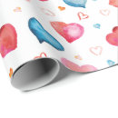 Buscar corazones coloridos papel de regalo Para ellos