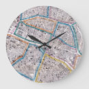 Buscar mapa antiguo relojes de pared Antigüedad