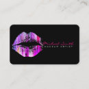 Buscar labios coloridos tarjetas de visita Salón