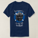 Buscar escocés montañas camisetas Vaca