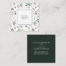 Buscar acuarela floral tarjetas de visita Negocio