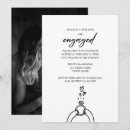 Buscar cute engagement invitaciones Moderno