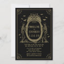 Buscar oro boda invitaciones Vintage