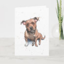 Buscar staffordshire bull terrier tarjetas Adorable