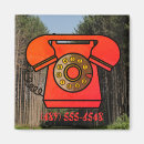 Buscar del teléfono imanes Retro