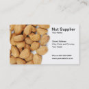 Buscar nueces tarjetas de visita Almendra
