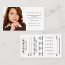 Buscar calendario tarjetas de visita Negocio