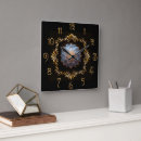 Buscar fantasía relojes de pared Flor