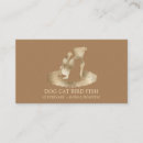 Buscar hospital veterinario tarjetas de visita Animal