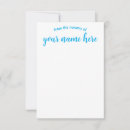 Buscar bebés tarjetas nota Azul