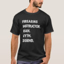 Buscar armas de fuego camisetas Instructor