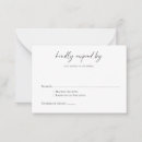 Buscar asequible tarjetas rsvp Elegante
