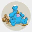 Buscar monstruo de la galleta pegatinas Clásico