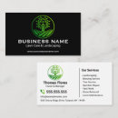 Buscar tree service tarjetas de visita Paisajismo