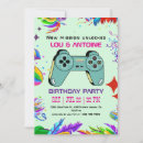 Buscar gamer invitaciones Fiesta de videojuegos
