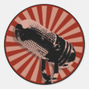 Buscar micrófono pegatinas Podcast