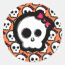 Buscar kawaii halloween pegatinas Calavera