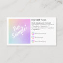 Buscar ingrediente tarjetas de visita Clientes