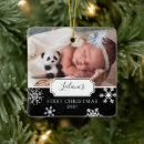 Buscar bebé adornos Copo de nieve