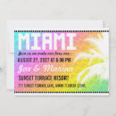 Buscar miami invitaciones Colorido